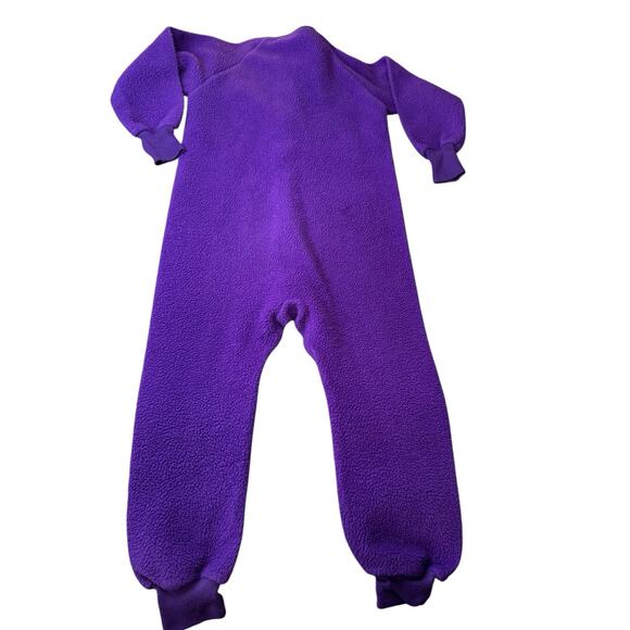 Rare Vintage Sz 6 Wormser Winnie The Pooh Piglet Zip Up Purple Pajamas Sleeper - Picture 3 of 11